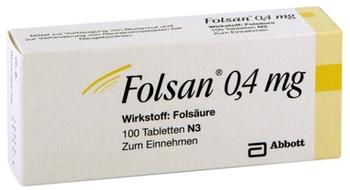 Folsan 0.4 mg Tabletten (100 Stk.)