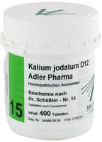 Biochemie Adler 15 Kalium jodatum D 12 T 400 St