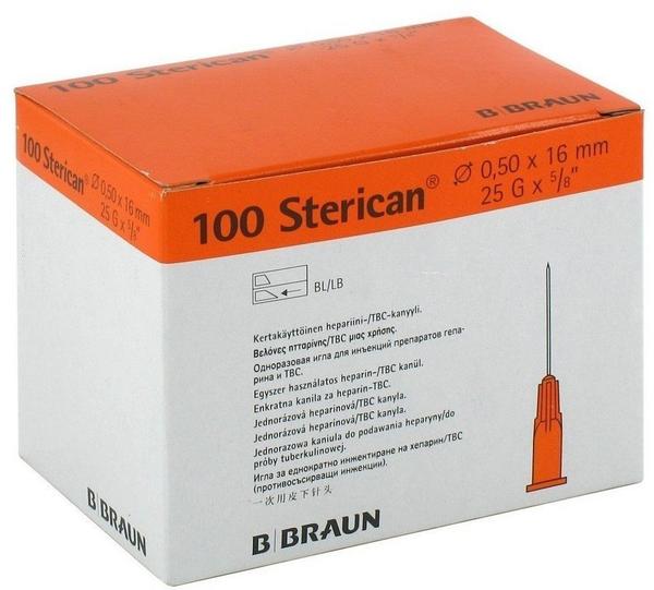 B. Braun Sterican Ins.Einm.Kan.0,50 x 16 mm (100 Stk.)
