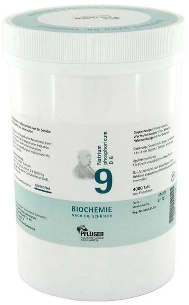 A. Pflüger Biochemie 9 Natrium Phosph.D 6 Tabletten (4000 Stk.)