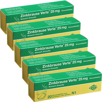 Zinkbrause Verla 25 mg Brausetabletten (100 Stk.)