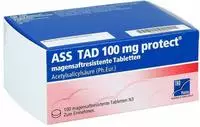 PZN-DE 03828202, ASS TAD 100 mg protect magensaftresistent Filmtabletten