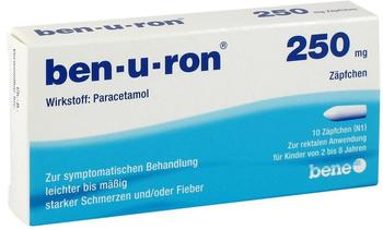 Benuron 250 mg für Kleinkinder Suppositorien (10 Stk.)