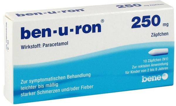 Bene Arzneimittel GmbH BEN-U-RON 250 mg Suppositorien 10 St