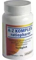 PZN-DE 01433391, A-Z Komplex-ratiopharm Tabletten 100 St, Grundpreis: &euro;...
