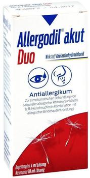 Meda Pharma Allergodil Akut Duo Kombipackung Augentropfen + Nasenspray (4 ml + 10 ml)