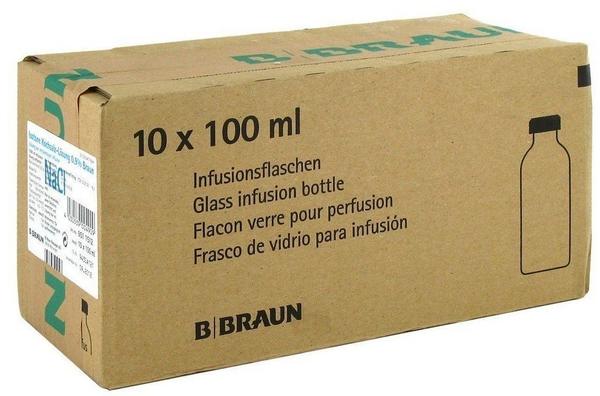 B. Braun Kochsalzloesung 0,9% Glasfl. (10x 100 ml)