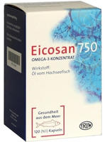 Eicosan 750 Omega-3 Konzentrat Weichkaps 120 St