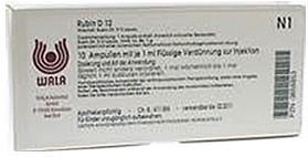 Wala-Heilmittel Rubin D 12 Ampullen (10 x 1 ml)