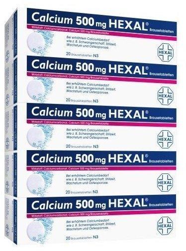 Hexal Calcium 500 Hexal Brausetabletten 100 St