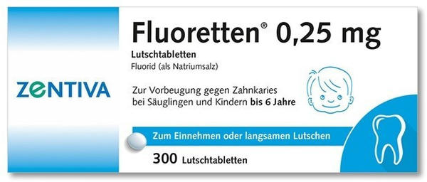 Fluoretten 0,25 mg Tabletten (300 Stk.)