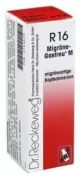 Dr. Reckeweg Migräne Gastreu M R 16 Tropfen (22 ml)