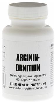 Eder Health Nutrition Arginin Ornithin Kapseln (60 Stk.)