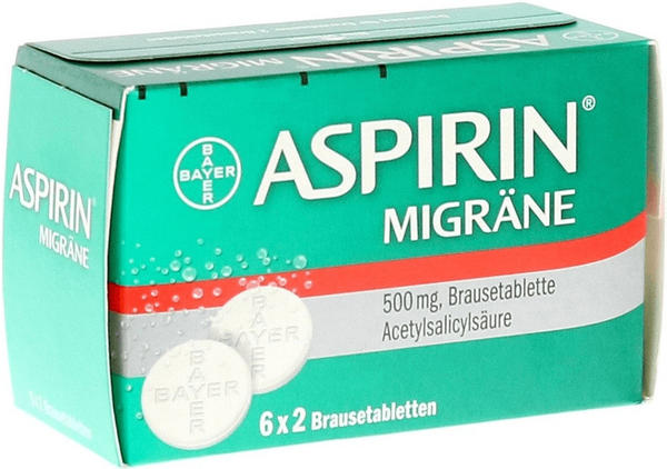 Aspirin Migräne Brausetabletten (12 Stk.)
