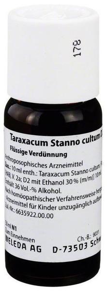 Weleda Taraxacum Stanno Cultum D 2 Dilution (50 ml)
