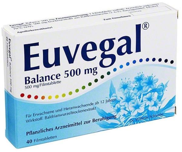 Euvegal Balance 500 mg Filmtabletten 40 Stück