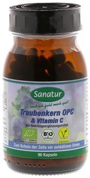 Sanatur OPC Traubenkern & Vitamin C Kapseln (90 Stk.)