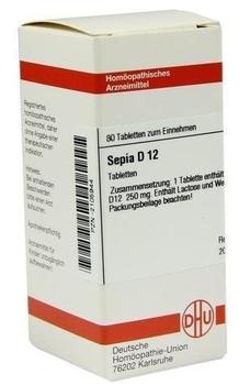 DHU Sepia D 12 Tabletten (80 Stk.)