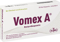 PZN-DE 17232200, Vomex A Retardkapseln 20 St Retard-Kapseln, Grundpreis: &euro; 0,59