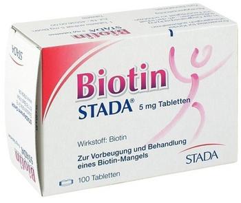 Biotin 5 mg Tabletten (100 Stk.)