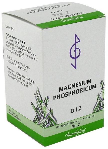 Bombastus Biochemie 7 Magnesium Phosphoricum D 12 Tabletten (500 Stk.)