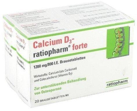 Calcium D3-ratiopharm Brausetabletten (40 Stk.)