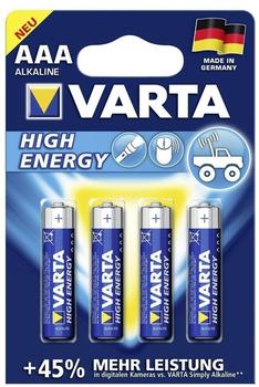 Varta High Energy Batterie AAA/LR03 1,5V (4 St.)