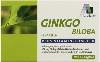 Avitale Ginkgo Biloba 100 mg Kapseln (48 Stk.)