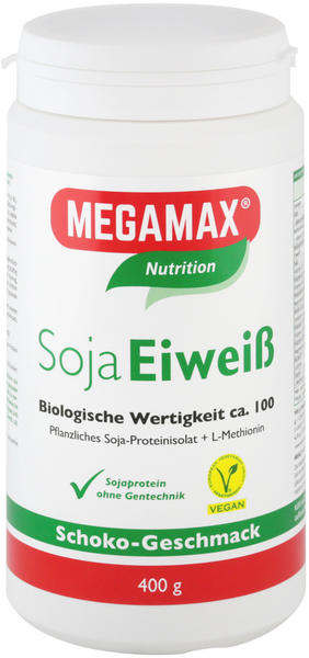 Megamax Soja Eiweiss 80+Methionin Vanille Pulver (400 g)