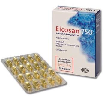 Med Pharma Service GmbH Eicosan 750 Omega-3-Konzentrat Weichkapseln 60 St.