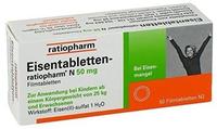 Eisentabletten-ratiopharm&reg; N 50 mg Filmtabletten 50 St