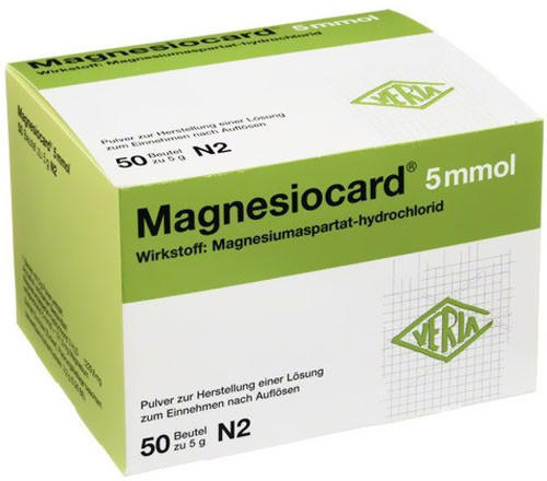 Magnesiocard 5 mmol Pulver (50 Stk.)