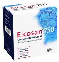 PZN-DE 01211408, Med Pharma Service Eicosan 750 Omega 3 Konzentrat Weichkapseln...