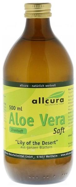 Allcura Aloe Vera Saft Ganzblatt (500 ml)