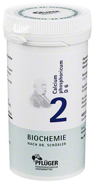 A. Pflüger Biochemie 2 Calcium Phosph.D 6 Tabletten (400 Stk.)