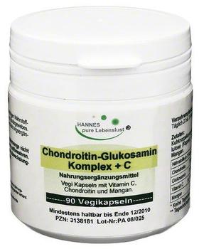 G&M Naturwaren Chondroitin Glucosamin + C Komplex Vegi Kapseln (90 Stk.)