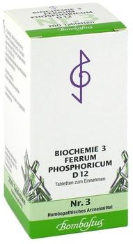 Bombastus Biochemie 3 Ferrum Phosphoricum D 12 Tabletten (200 Stk.)