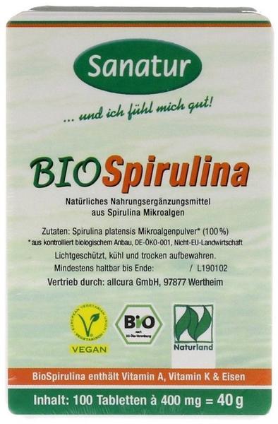 Allcura Spirulina Bio Tabletten (100 Stk.)