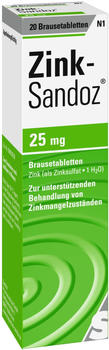Zink-Sandoz Brausetabletten (20 Stk.)