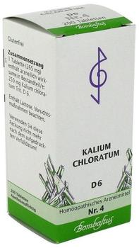 Bombastus Biochemie 4 Kalium Chloratum D 6 Tabletten (200 Stk.)