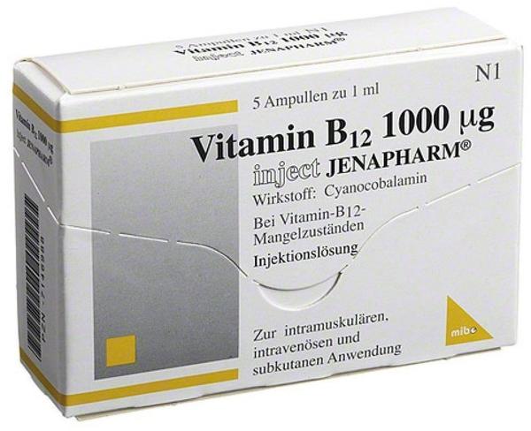 Mibe VITAMIN B12 1000UG Inject Jenapharm