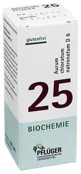 A. Pflüger Biochemie 25 Aurum Chlor.Natr.D 6 Tabletten (100 Stk.)
