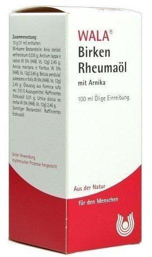 Wala-Heilmittel Birken Rheuma Öl mit Arnika (100 ml)