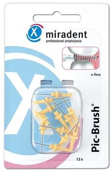 Miradent Pic-Brush Ersatzbürsten gelb x-fein (12 Stk.)