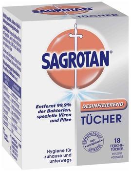 Sagrotan Desinfektionstücher (18 Stk.)