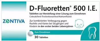 D-Fluoretten 500 Tabletten (30 Stk.)