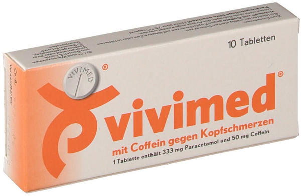 Vivimed mit Coffein gegen Kopfschmerzen Tabletten (10 Stk.)