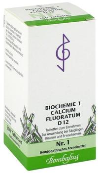 Bombastus Biochemie 1 Calcium Fluoratum D 12 Tabletten (200 Stk.)