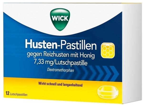 Wick Husten-Pastillen gegen Reizhusten mit Honig (12 Stk.)