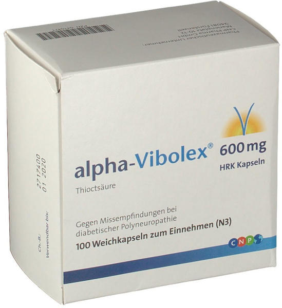Alpha Vibolex 600 mg HRK Kapseln (100 Stk.)